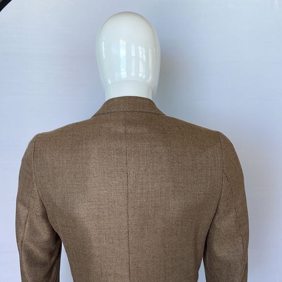 Valentino Mens Sport Jacket Size 38 Brown Tweed - Picture 11 of 16